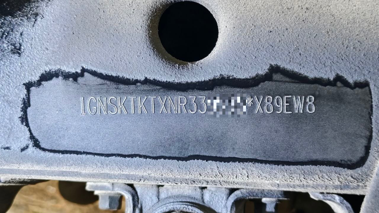 Маркировка VIN Chevrolet Tahoe